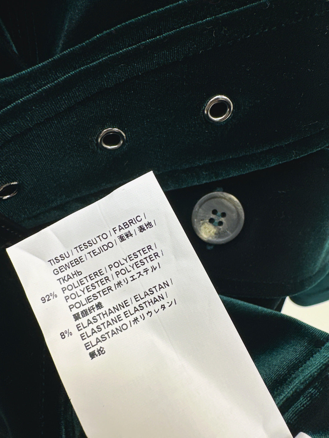 Saint lau 25fw velvet jacket