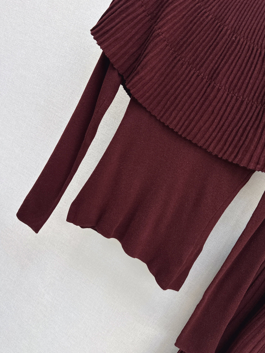 Miu 25fw knitted suit