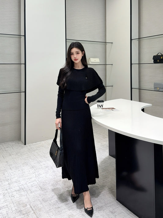 Miu 25fw knitted suit