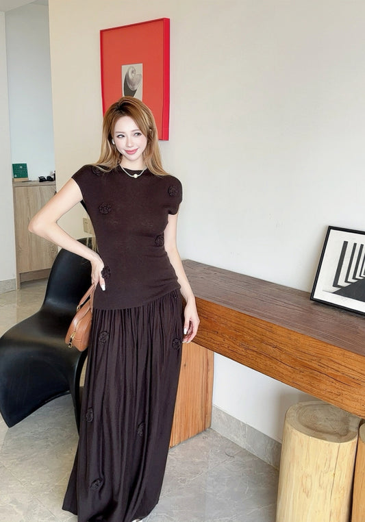 Chan 25fw knitted suit