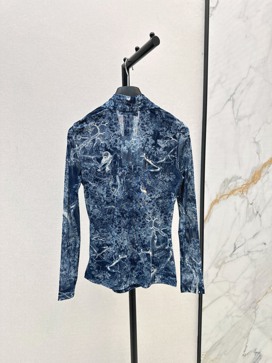 CD 25fw printed shirt