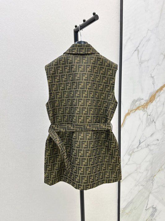 Fend 25fw jacquard vest