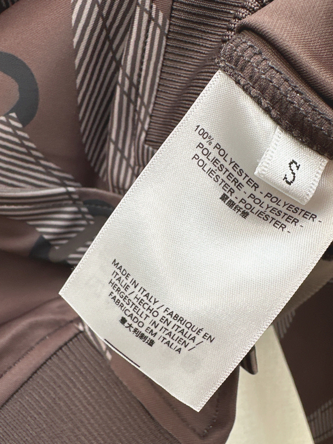 Herm 25fw printed suit