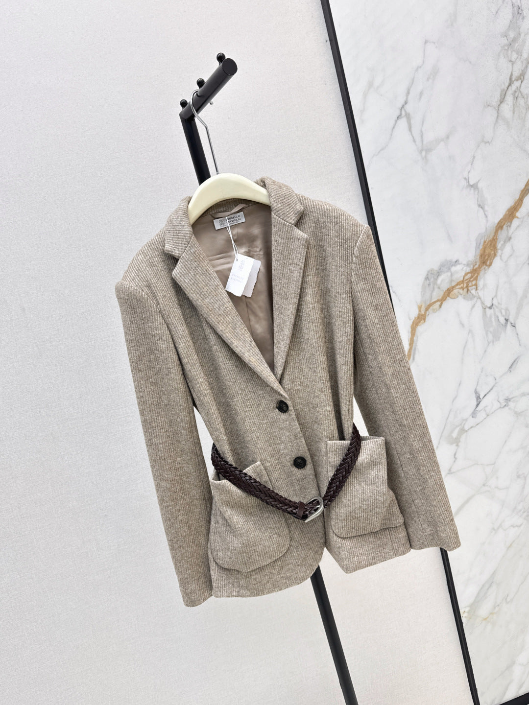 Brun 25fw belt blazer