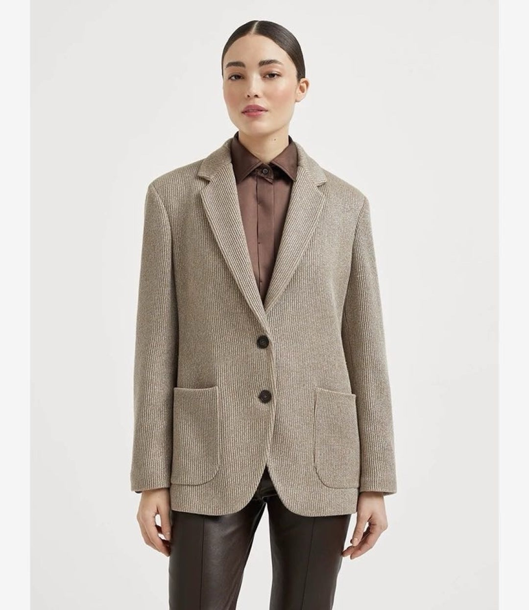 Brun 25fw belt blazer