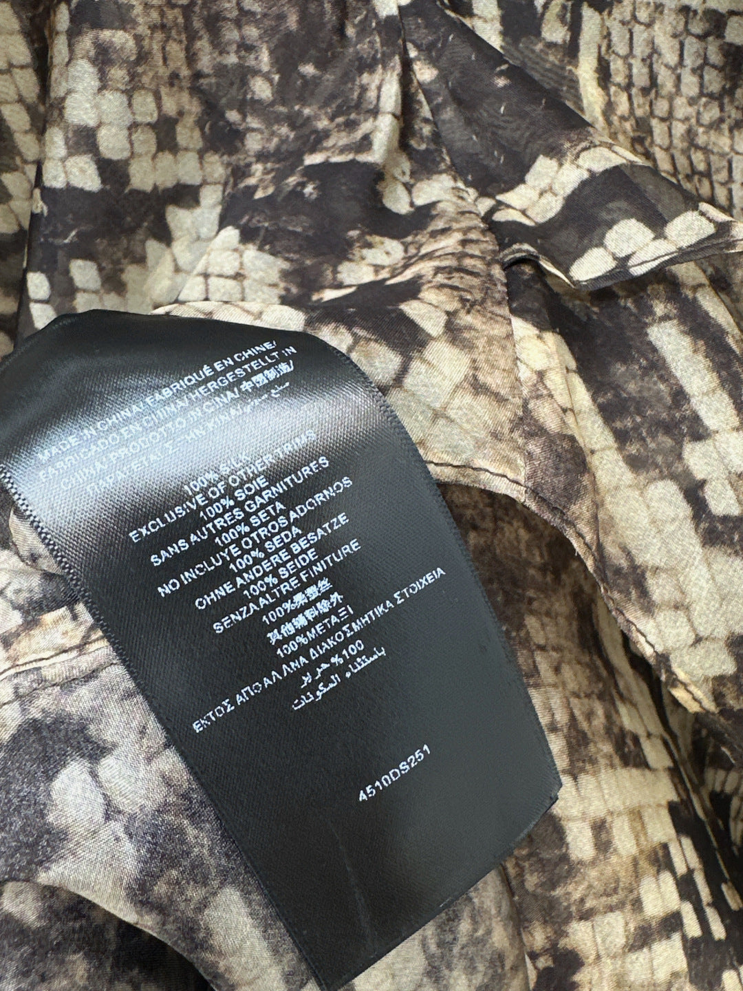 Zimm 25fw silk dress