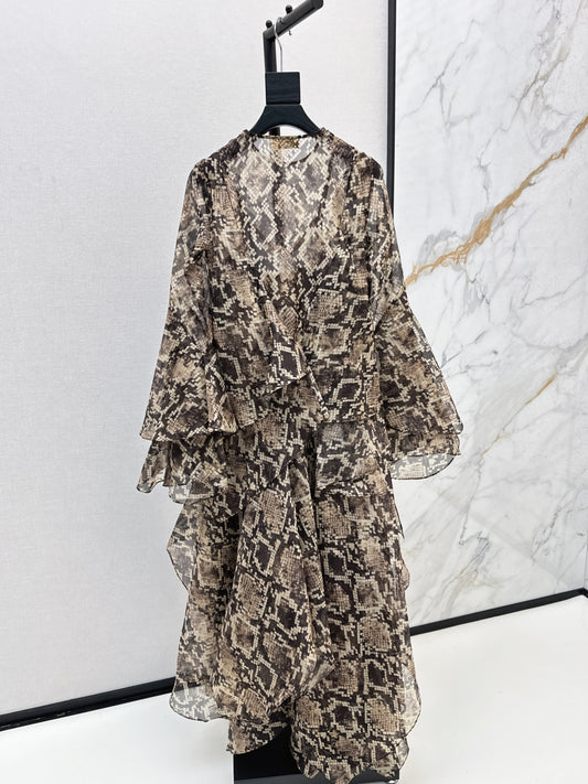 Zimm 25fw silk dress