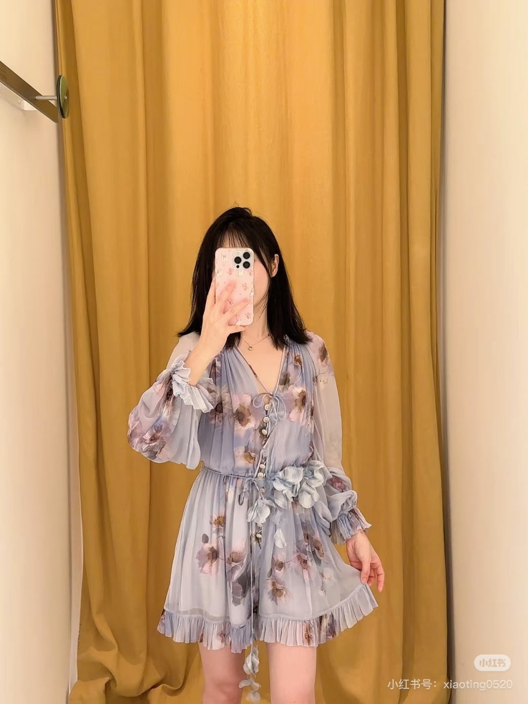 Zimm 25fw silk dress