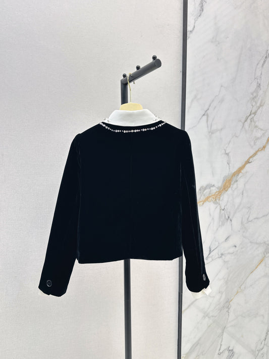 Miu 25fw beaded jacket