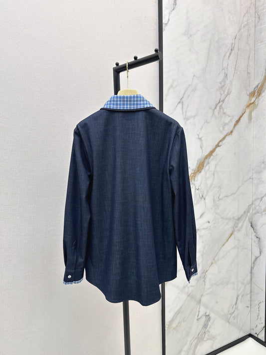 Miu 25fw denim shirt