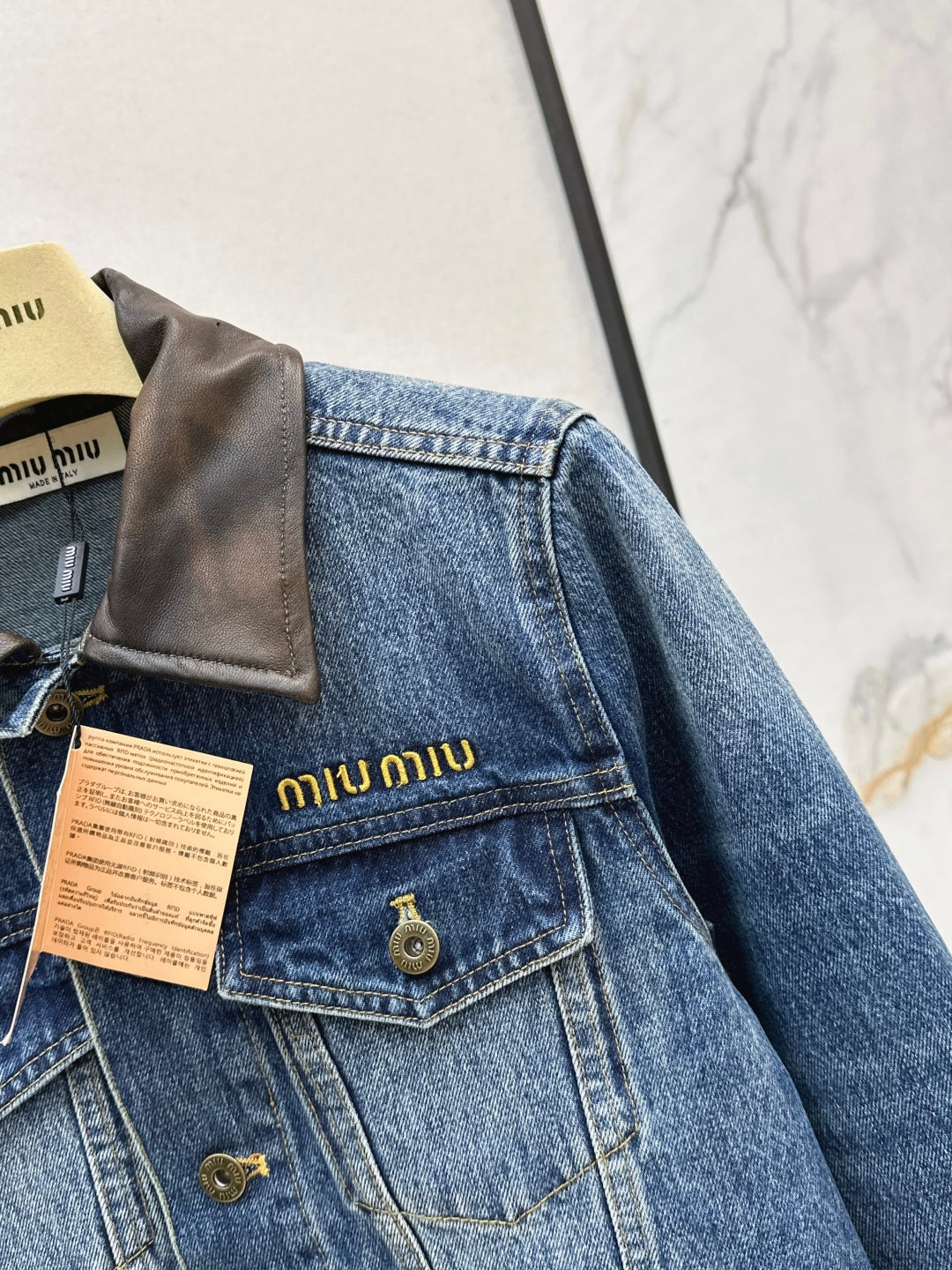 Miu 25fw denim jacket