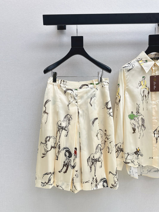 Loro 25fw printed short