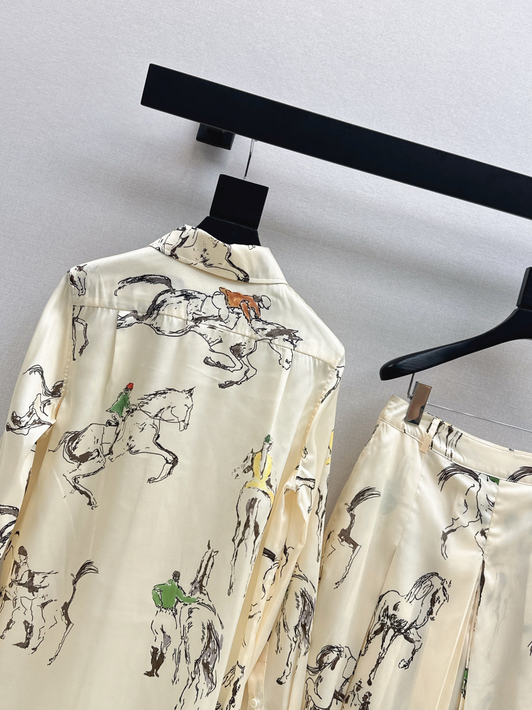 Loro 25fw printed shirt