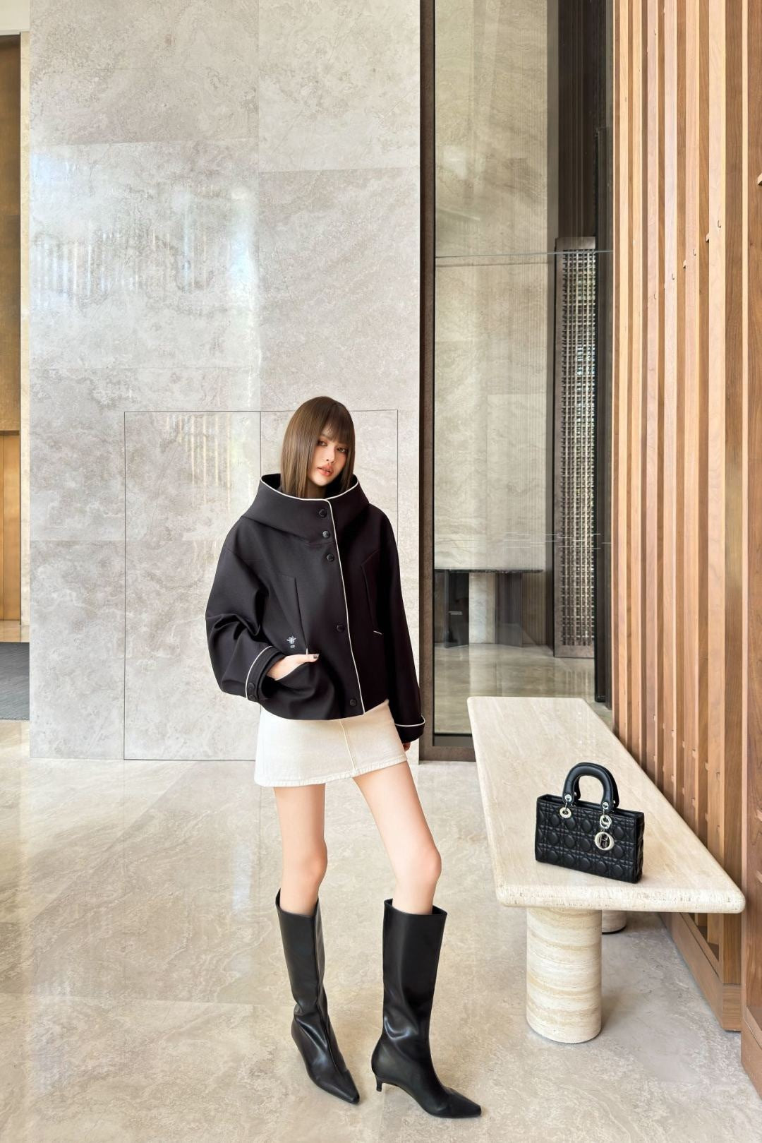CD 25fw hooded jacket