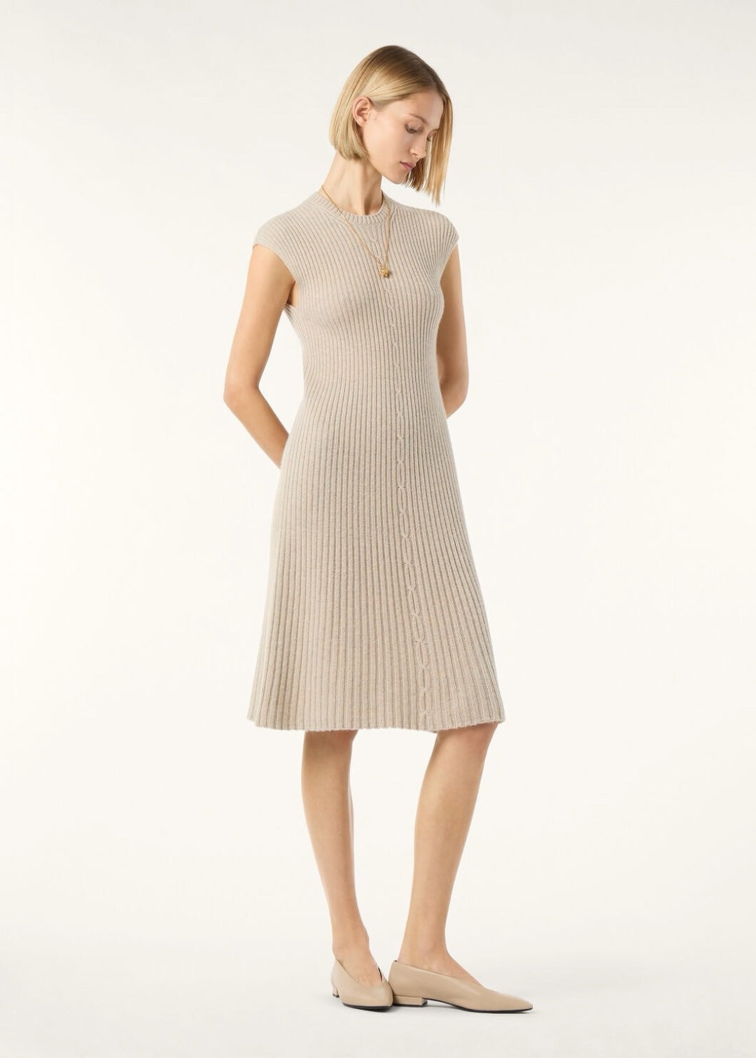 Loro 25fw cashmere dress