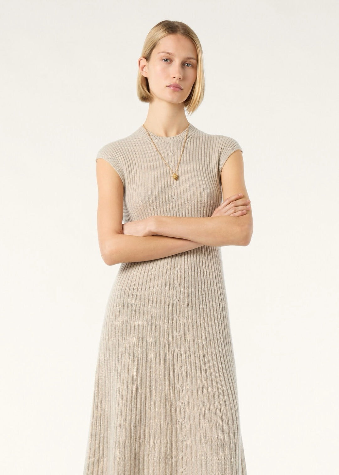 Loro 25fw cashmere dress
