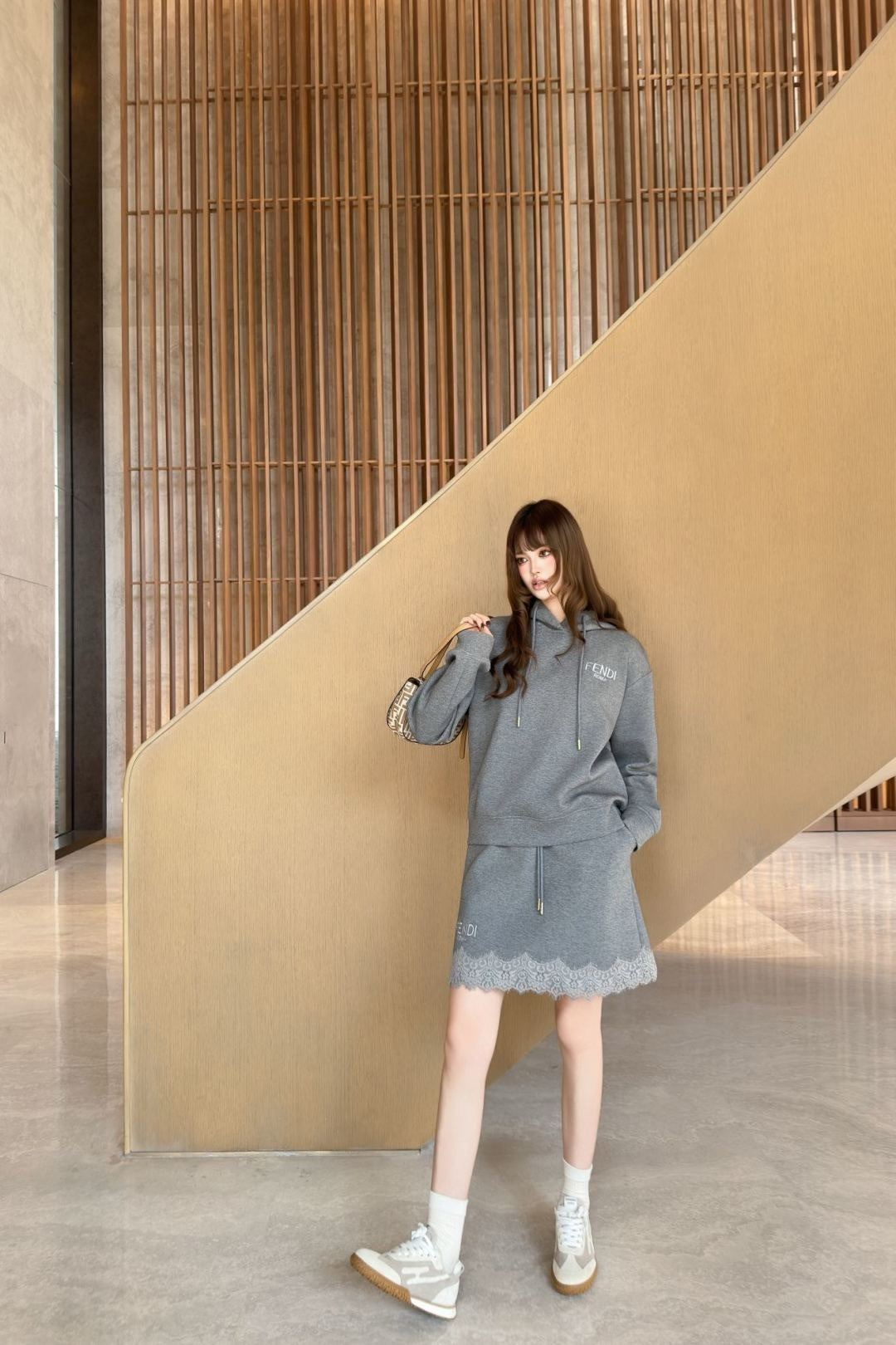 Fend 25fw lace suit