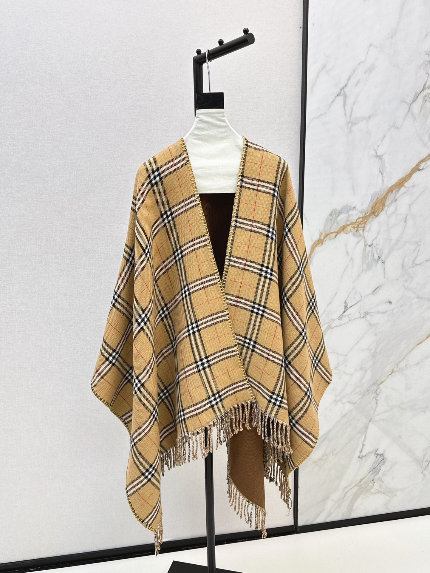 Bur 25fw cape shirt scarf