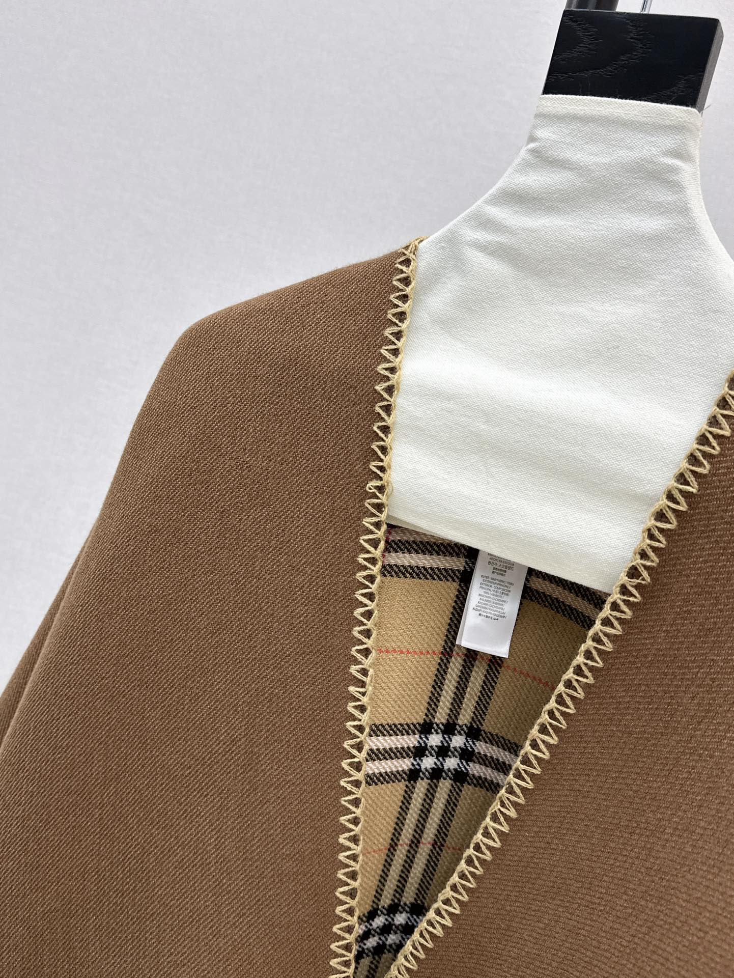 Bur 25fw cape shirt scarf