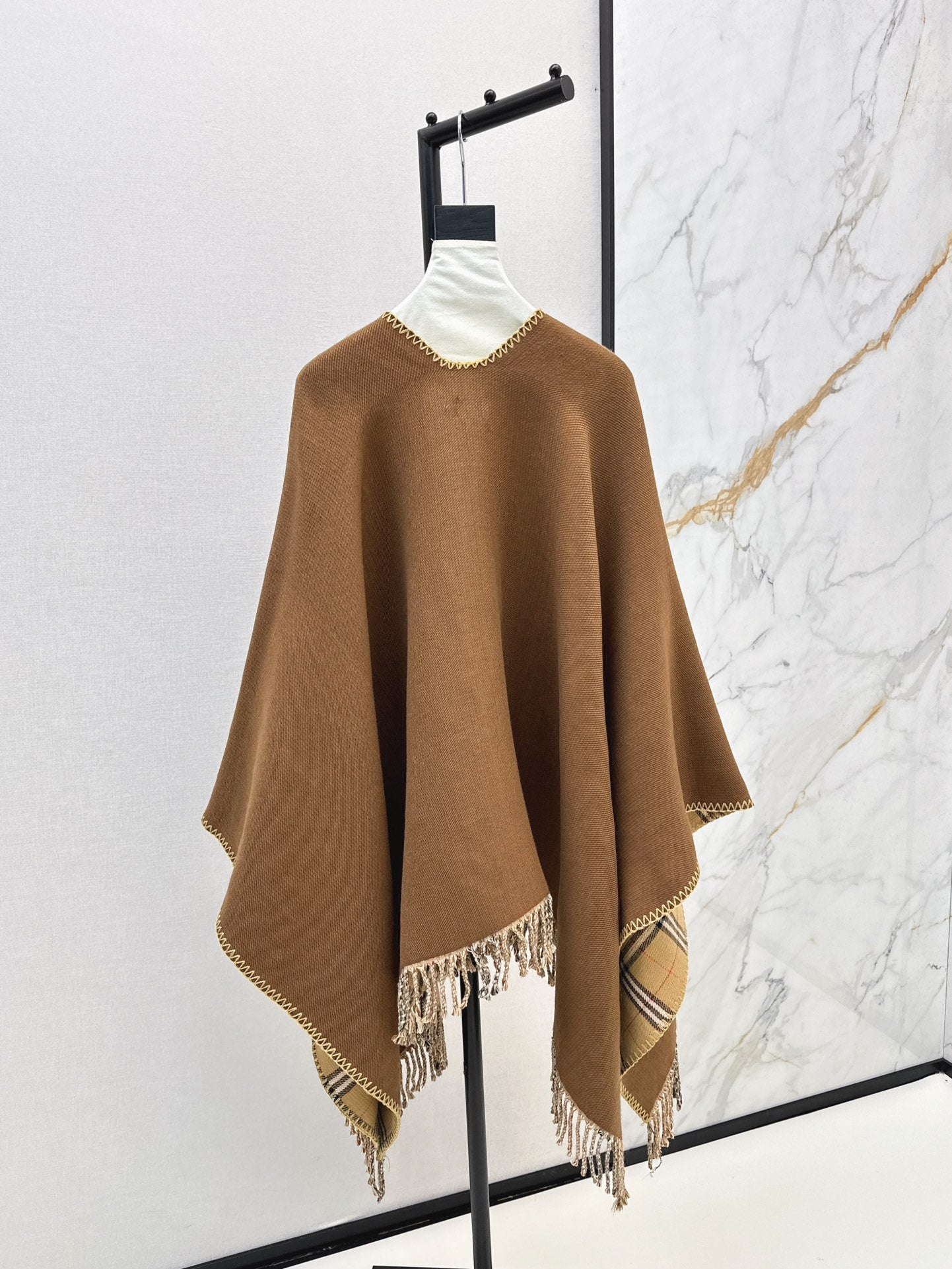 Bur 25fw cape shirt scarf