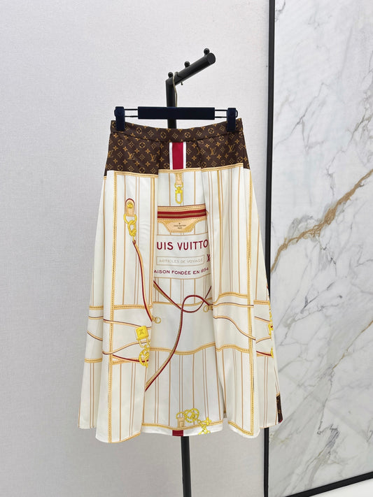 Louis 25fw printed skirt
