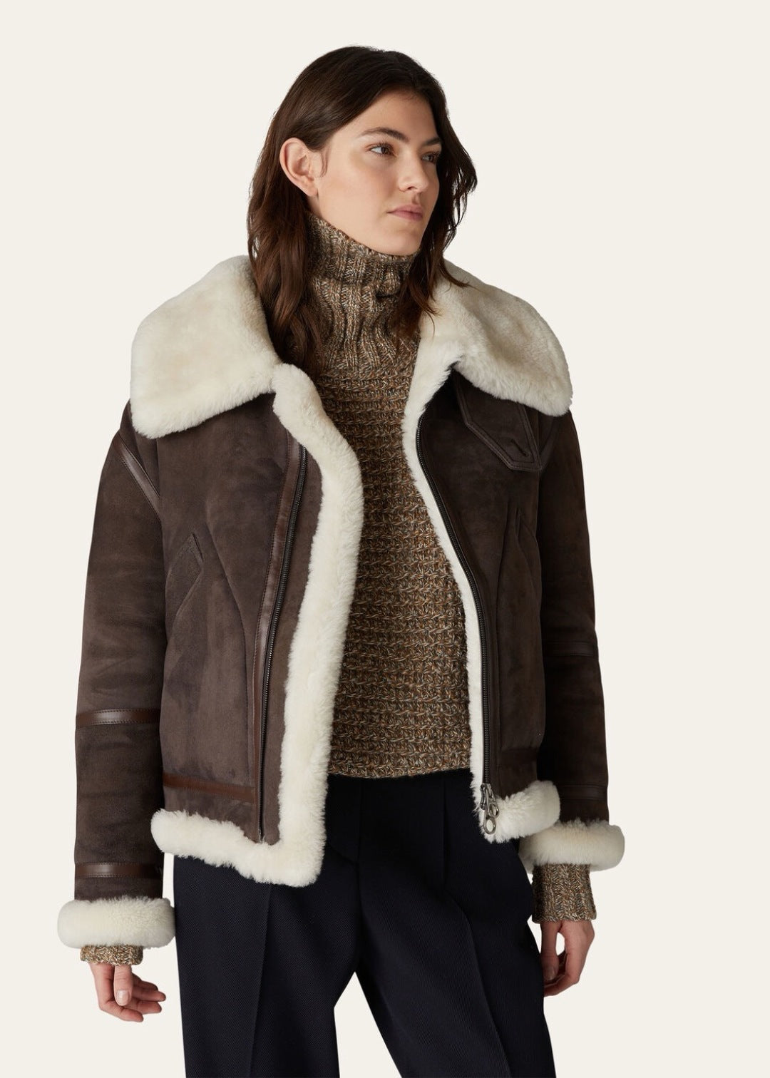 Loro 25fw suede jacket
