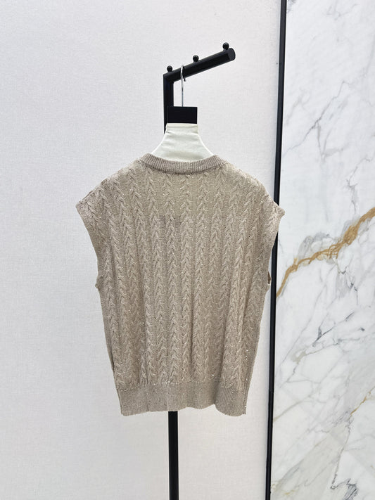 Brune 25fw beaded vest