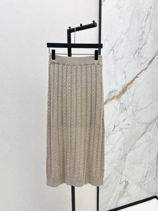 Loro 25fw beaded skirt