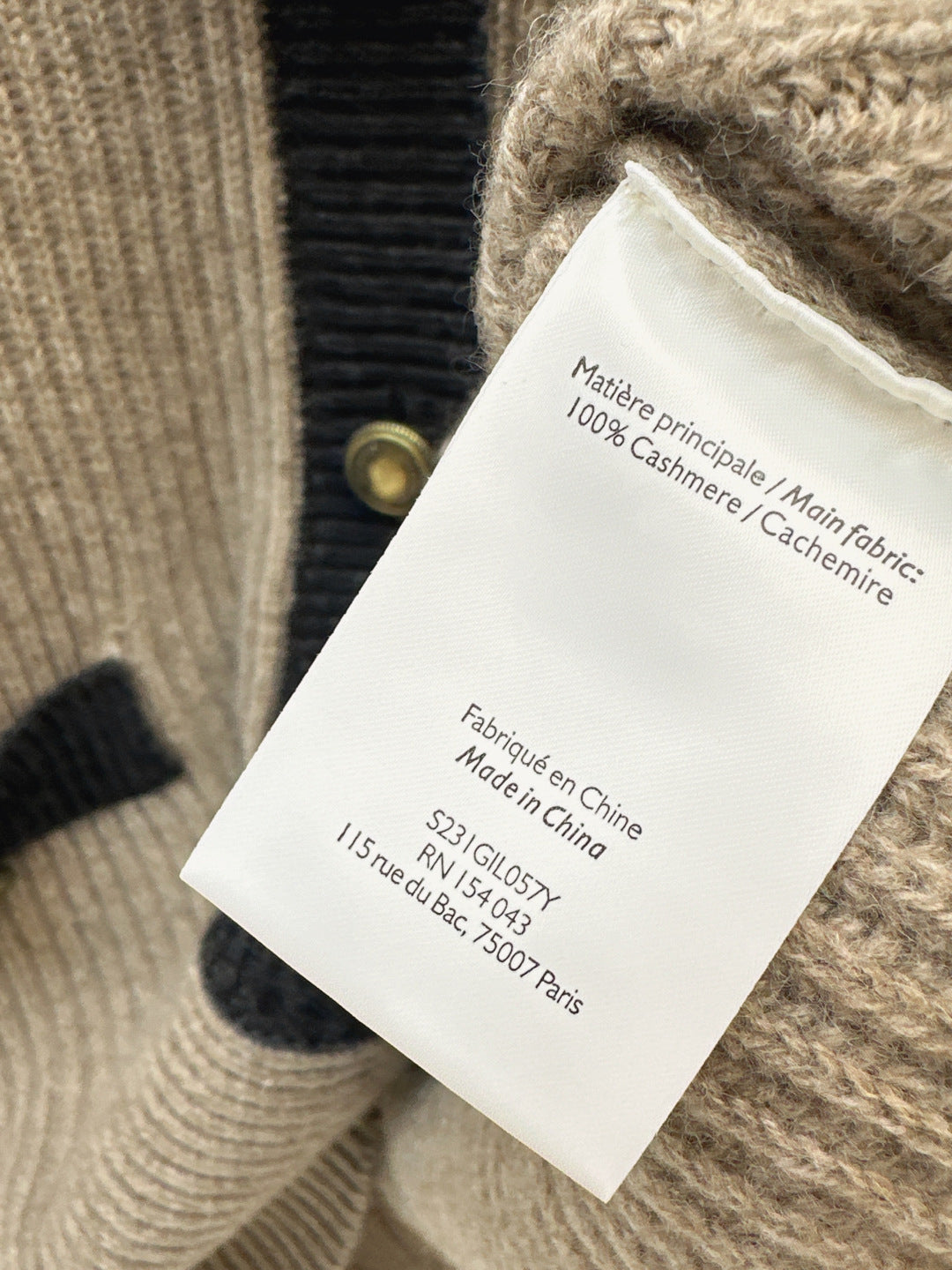 Brune 25fw cashmere jakcet