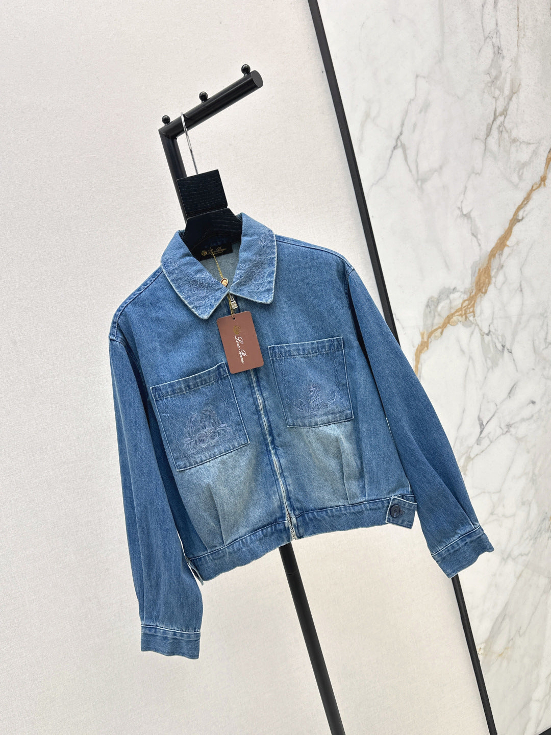 Loro 25fw embroidered jacket