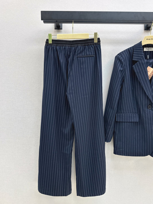 Miu 25fw striped pants