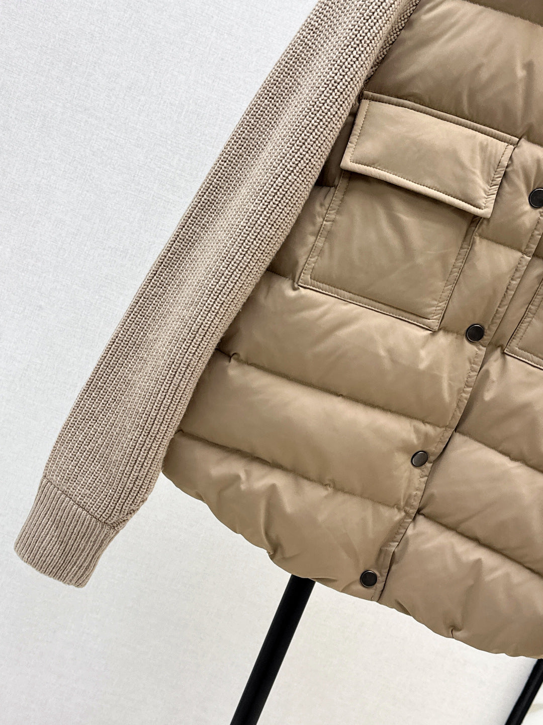 Brune 25fw knitted down jacket