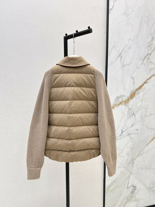 Brune 25fw knitted down jacket