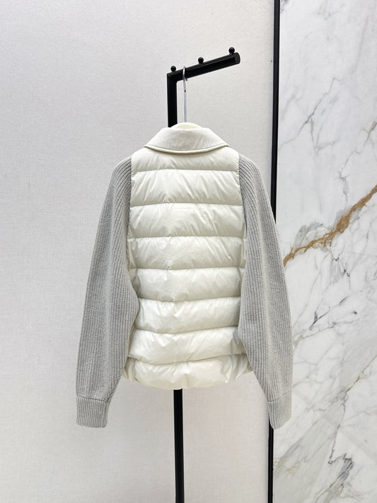 Brun 25fw knitted down jacket