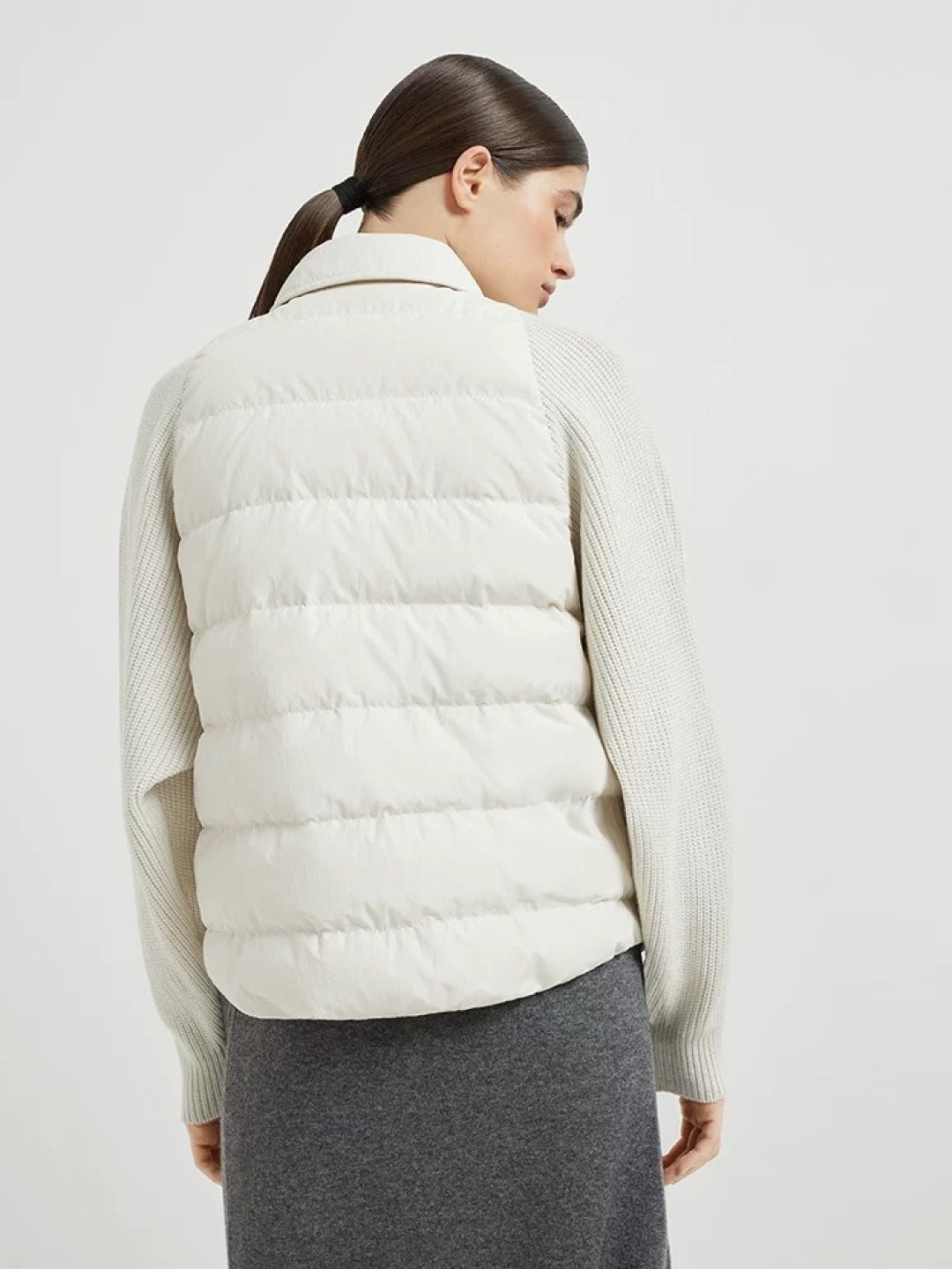 Brun 25fw knitted down jacket
