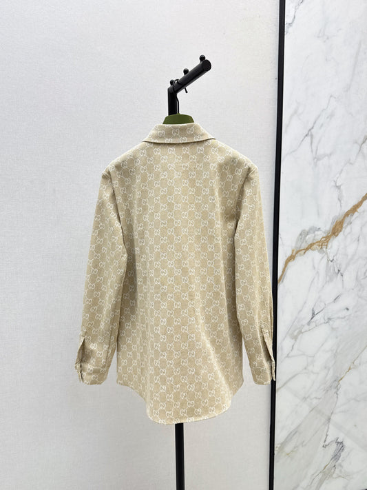 Guc 25fw jacquard shirt