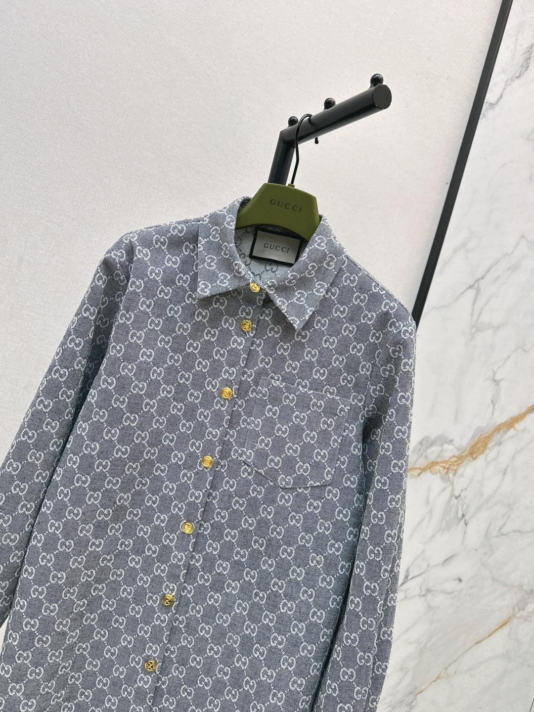 Guc 25fw jacquard shirt