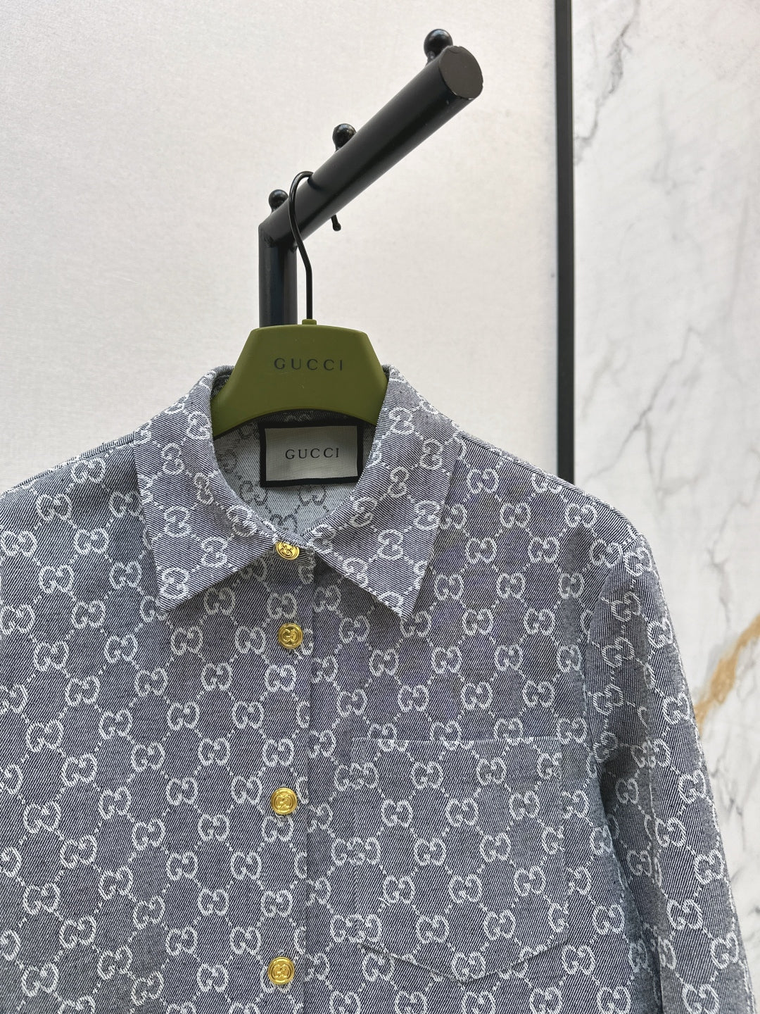 Guc 25fw jacquard shirt