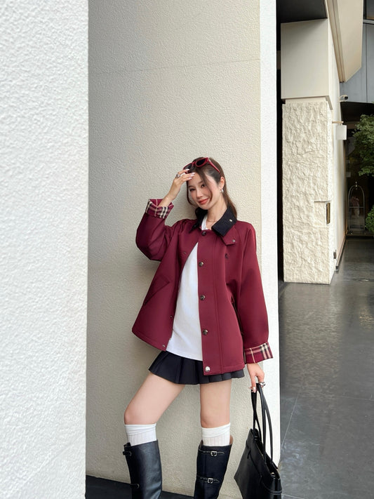 Bur 25fw trench coat