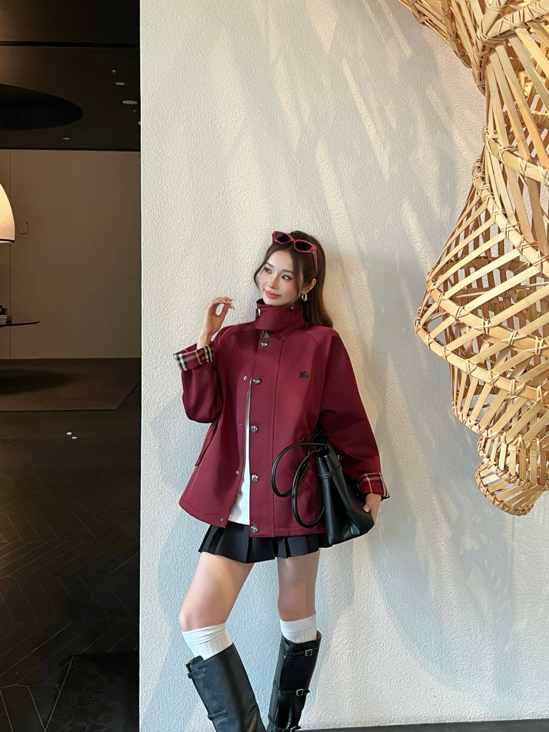 Bur 25fw trench coat
