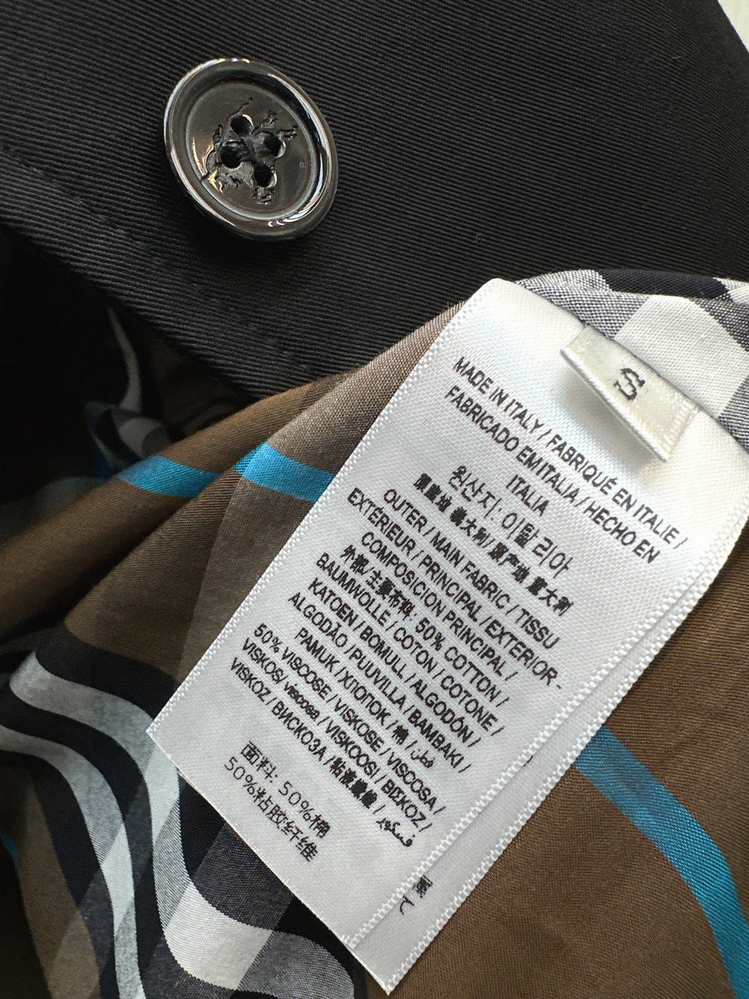 Bur 25fw trench coat