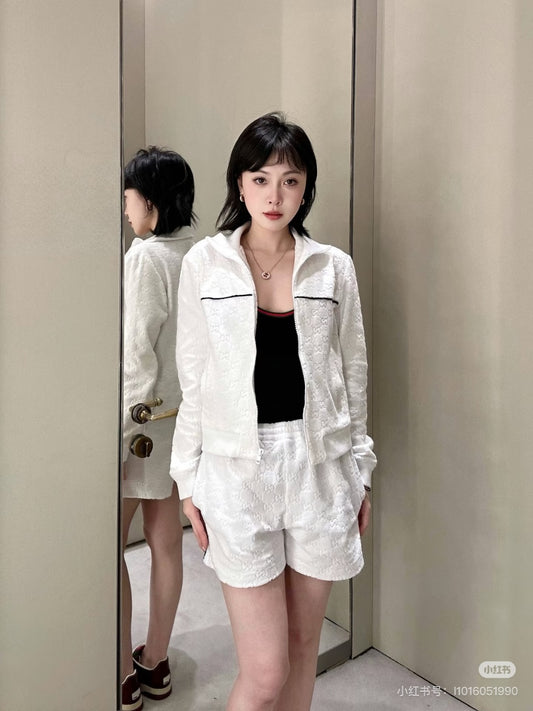 Guc 25fw jacquard suit