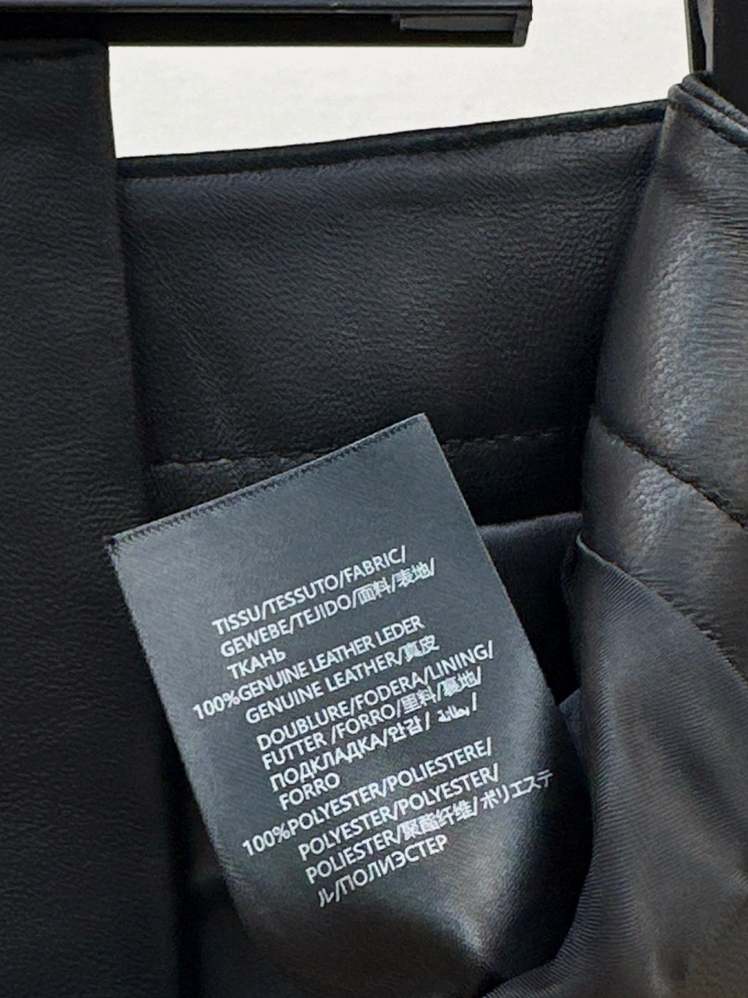 CD 25fw leather skirt