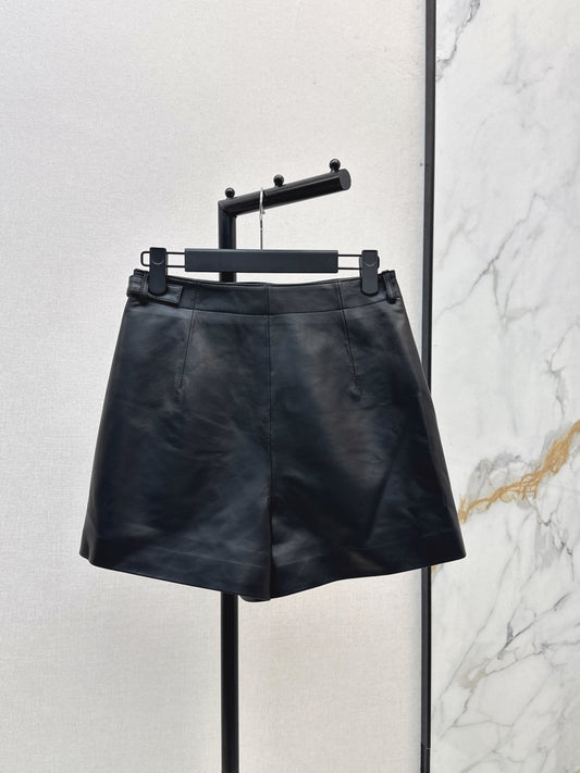 CD 25fw leather skirt