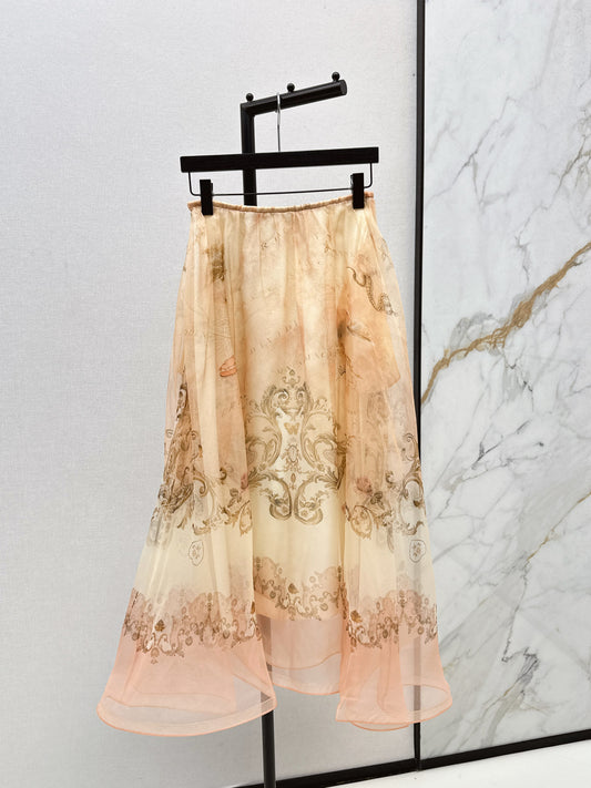 Zimm 25fw silk skirt
