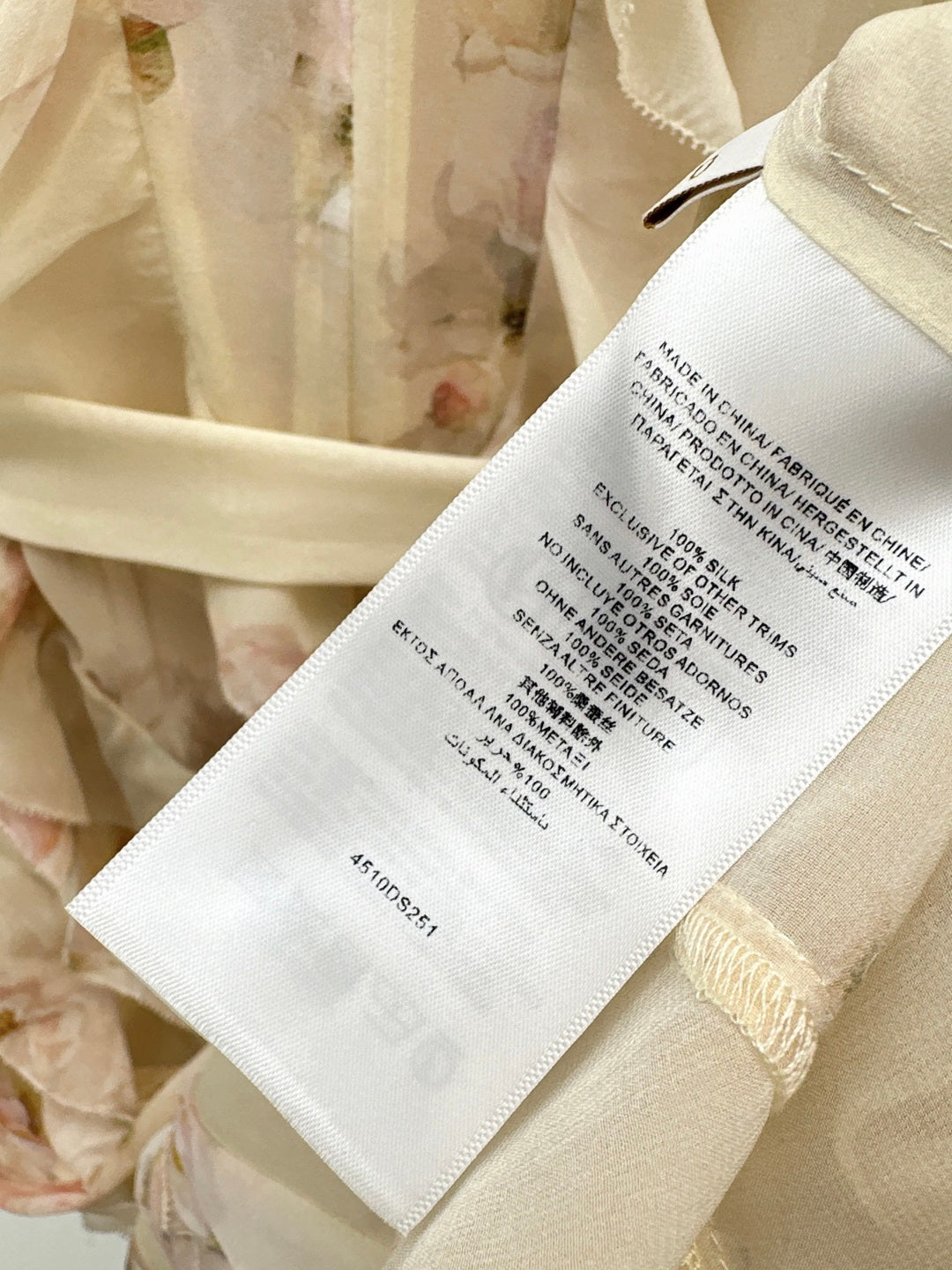 Zimm 25fw silk dress