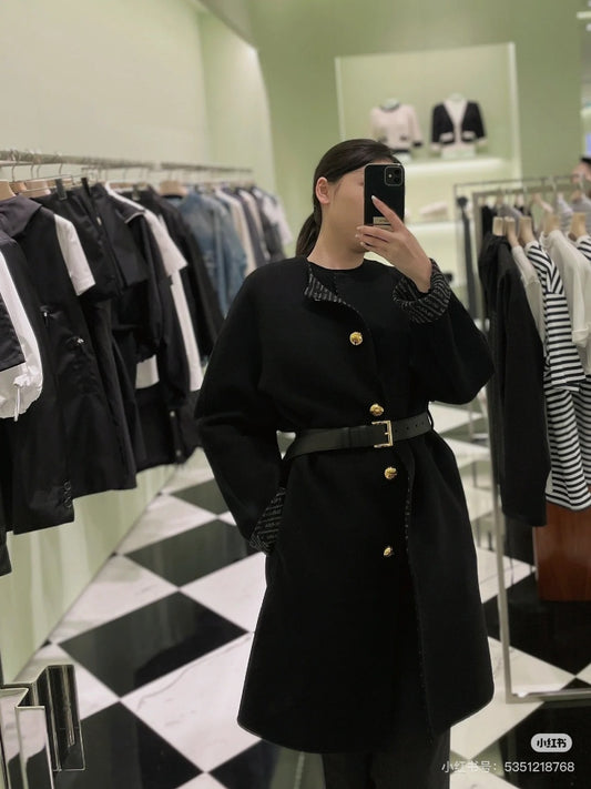 Pra 25fw jacquard coat