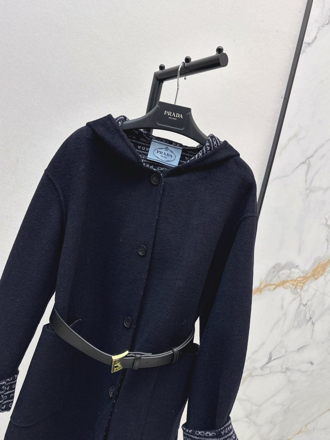 Pra 25fw jacquard coat
