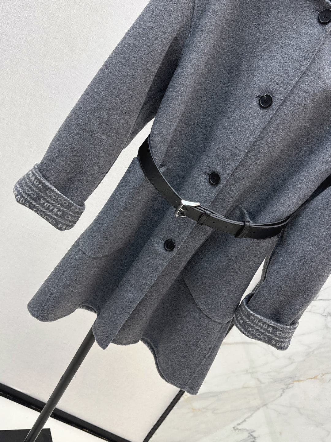 Pra 25fw jacquard coat