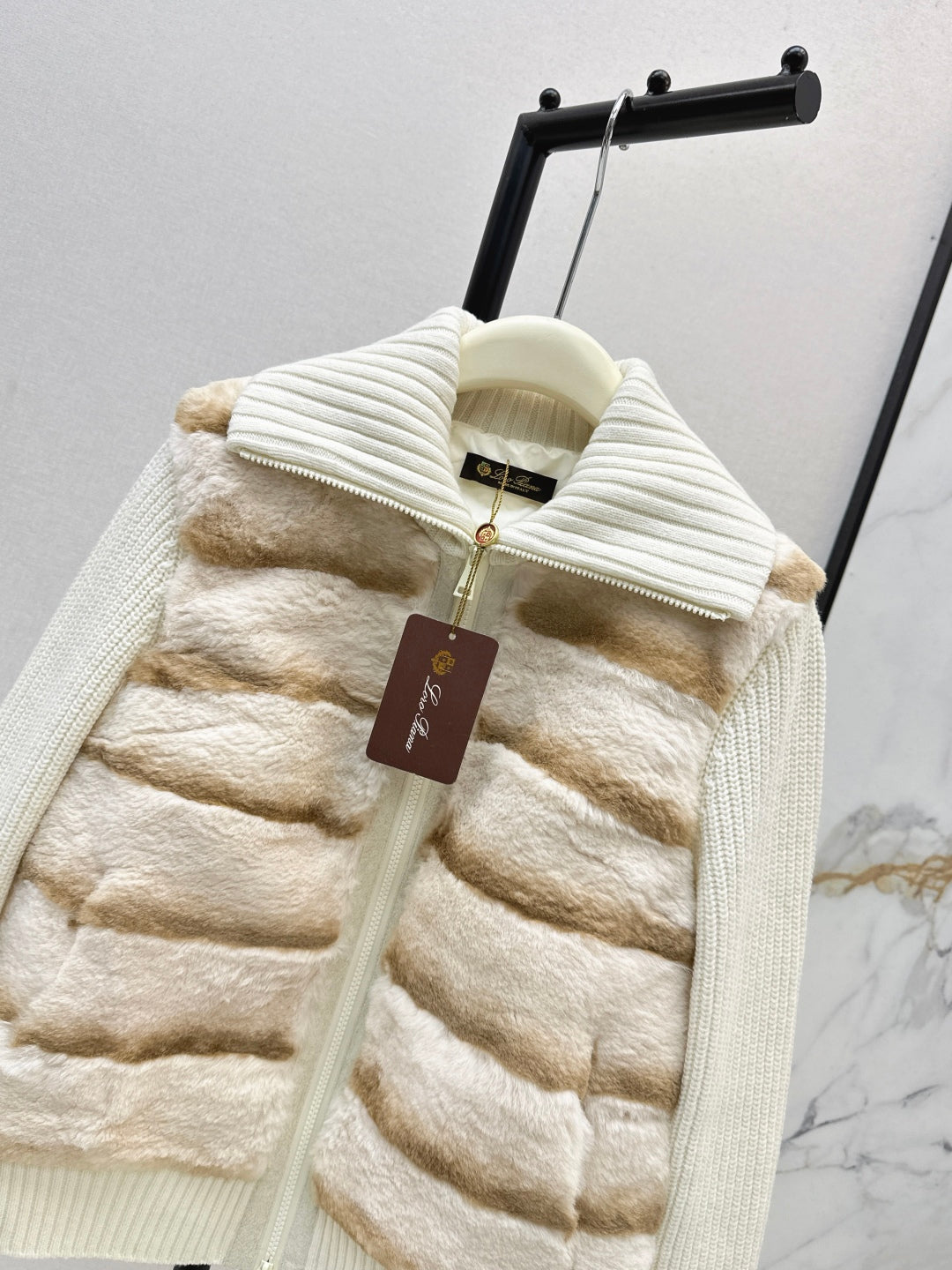 Loro 25fw patchwork jacket